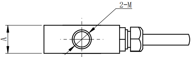 微型拉压力传感器CAZF-LS19.1外形尺寸图2